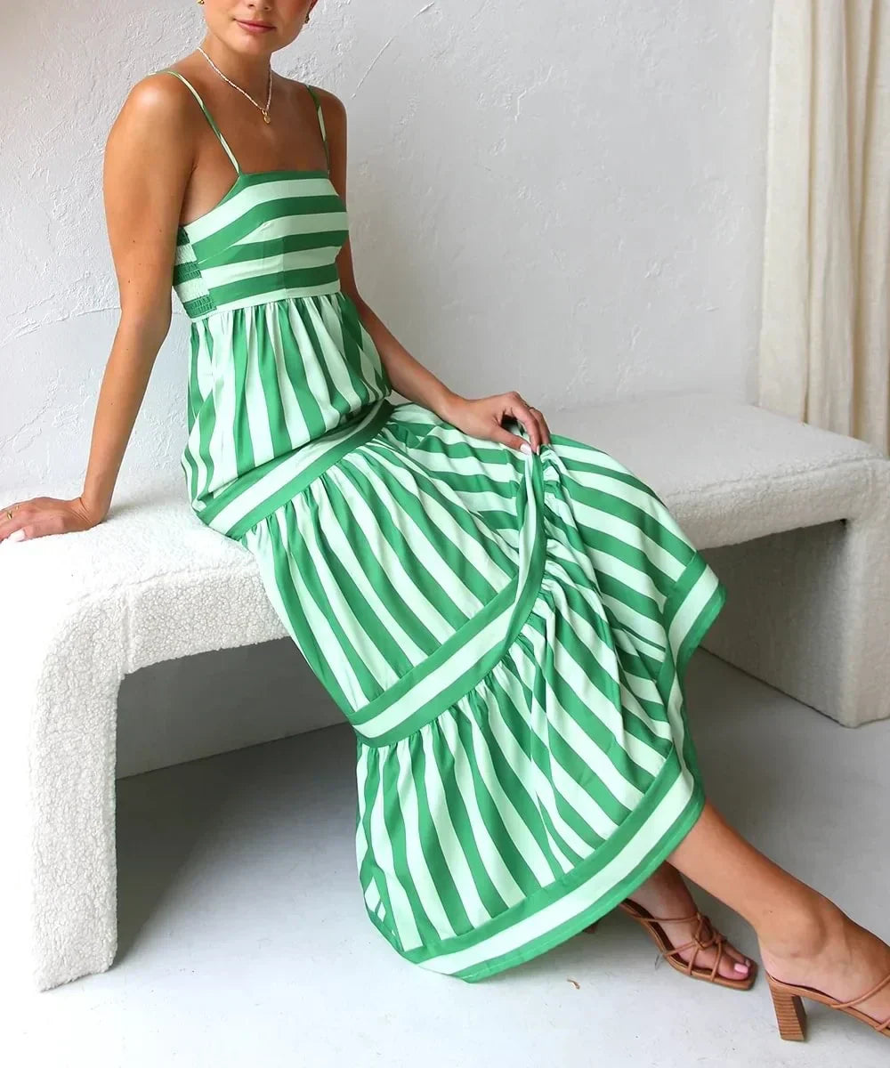 Olivia | Striped Pattern Dress